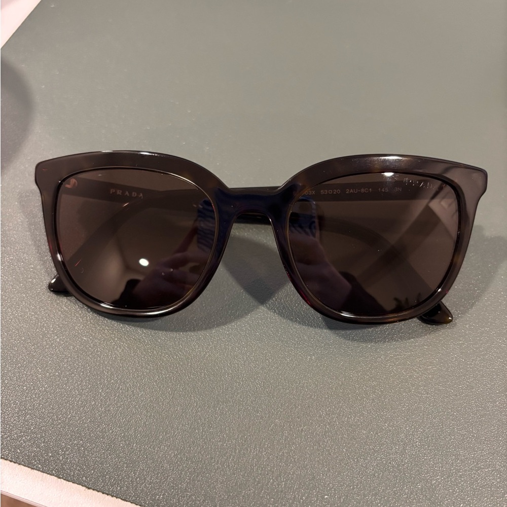 Prada Dark Brown Women's Sunglasses